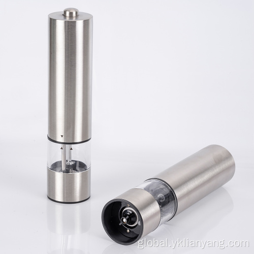 Electric Mill Pepper battery operated electric pepper grinder with LED Factory